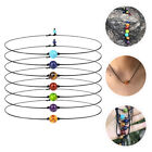 Turquoise 7 Chakra Gemstone Necklace: Colorful Yoga Beads Gift
