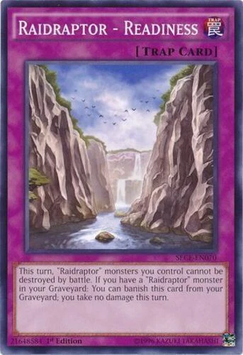 Yu-Gi-Oh! TCG Raidraptor - Readiness Secrets Eternity SECE-EN070 1st Ed Common - Image 1 of 1