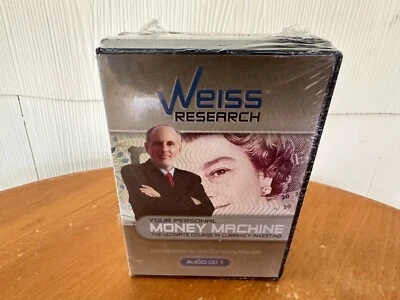 MONEY MACHINE CD'S- COMPLETE COURSE IN CURRENCY INVESTING BY WEISS RESEARCH NEW! - Image 1 of 4