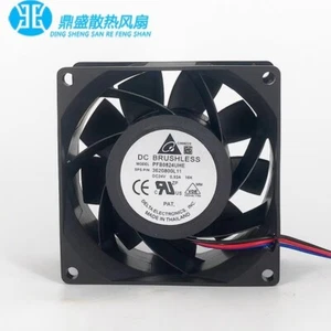 DELTA PFB0824UHE 8038 DC24V 0.93A 3-Wire Inverter Cooling Fan - Picture 1 of 5