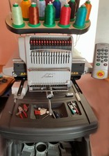 Melco Amaya Xts Embroidery Machine with Stand and Accessories
