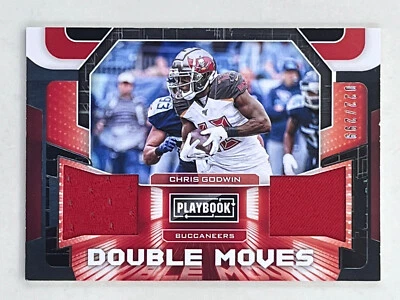 Chris Godwin 2020 Panini Playbook Double Moves Jersey Relics /299 #DM-CG NFL - Image 1 of 2