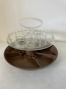 Caddy Herramienta Lazy Susan GOMAID Marrón Giratorio con Mango JBI 2797-2 - Imagen 1 de 11