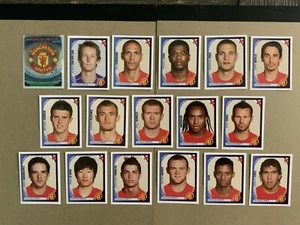 2007 2008 Panini Champions League Manchester United team set Ronaldo Rooney - Picture 1 of 1
