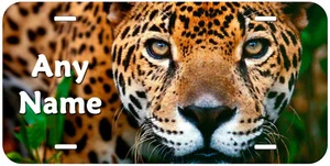 Jaguar Cat Cualquier Nombre Personalizado Novedad Coche Matrícula - Imagen 1 de 3