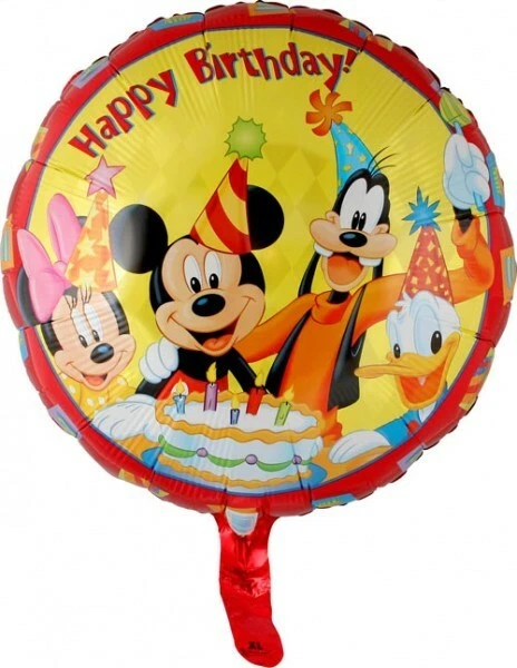 Globo Feliz Cumpleaños 18" Mickey & Friends Nuevo Foto 1 de 1