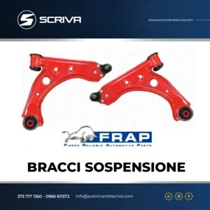 2 BRACCI OSCILLANTI INFERIORI FRAP FIAT BRAVO (198) DELTA 07> TRAPEZI RINFORZATI - Foto 1 di 1