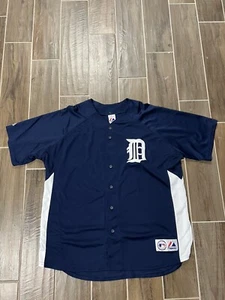 Detroit Tigers Magglio Ordonez #30 Majestic Blue Jersey Size 2XL - Picture 1 of 5