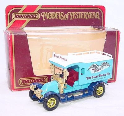Matchbox MODELS OF YESTERYEAR RENAULT TYPE AG "THE EAGLE PENCIL CO" Van MIB'84! - Image 1 of 3