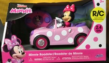Disney Junior Minnie Mouse Roadster Rc Car with Polka Dots, 27 Mhz Brand New