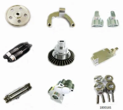 Aluminum alloy metal Upgraded Parts Fit For Rc 1:10 HSP 94180 Car Silver - Image 1 of 4