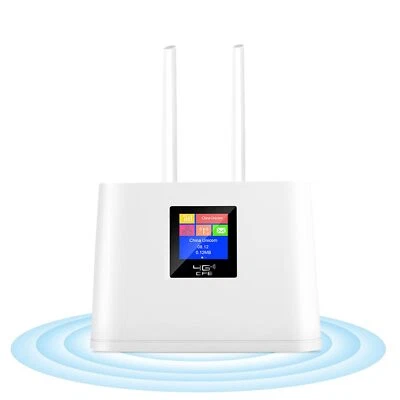 Router 4G LTE 300 Mbps 4G Router para tarjetas SIM Plug & Play 4G Router Modem W... Foto 1 de 4