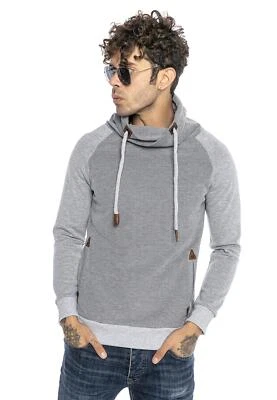 Redbridge Herren Pullover Sweatshirt Schalkragen hoher Kragen Sweater Rollkragen - Bild 1 von 4
