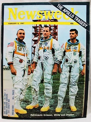 NEWSWEEK MAGAZINE 6 FEBRUARY 1967 VINTAGE - WORLD NEWS - THE APOLLO TRAGEDY - Image 1 of 4