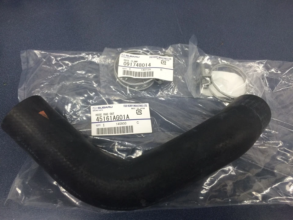 Kit de manguera inferior de radiador SUBARU genuino OEM 2005-2009 Legacy & Outback 45161AG01A Foto 1 de 1