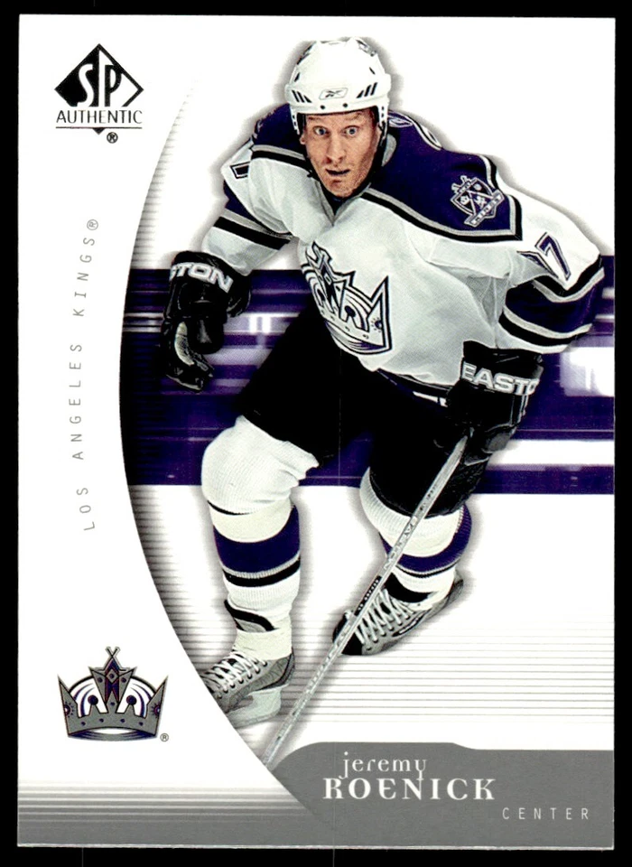 2005-06 Upper Deck SP Authentic Hockey Card Jeremy Roenick C Los Angeles Kings - Image 1 of 2