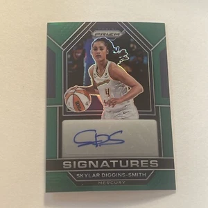 2023 Prizm WNBA Skylar Diggins-Smith GREEN SSP Auto SP #SG-SDS - Mercury - Picture 1 of 1