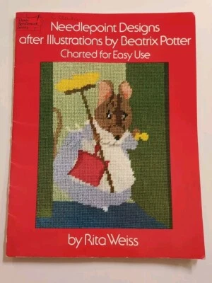 VTG 24 Needlepoint Designs of Beatrix Potter Illustrations ~ Rita Weiss ©1976 - Image 1 of 4