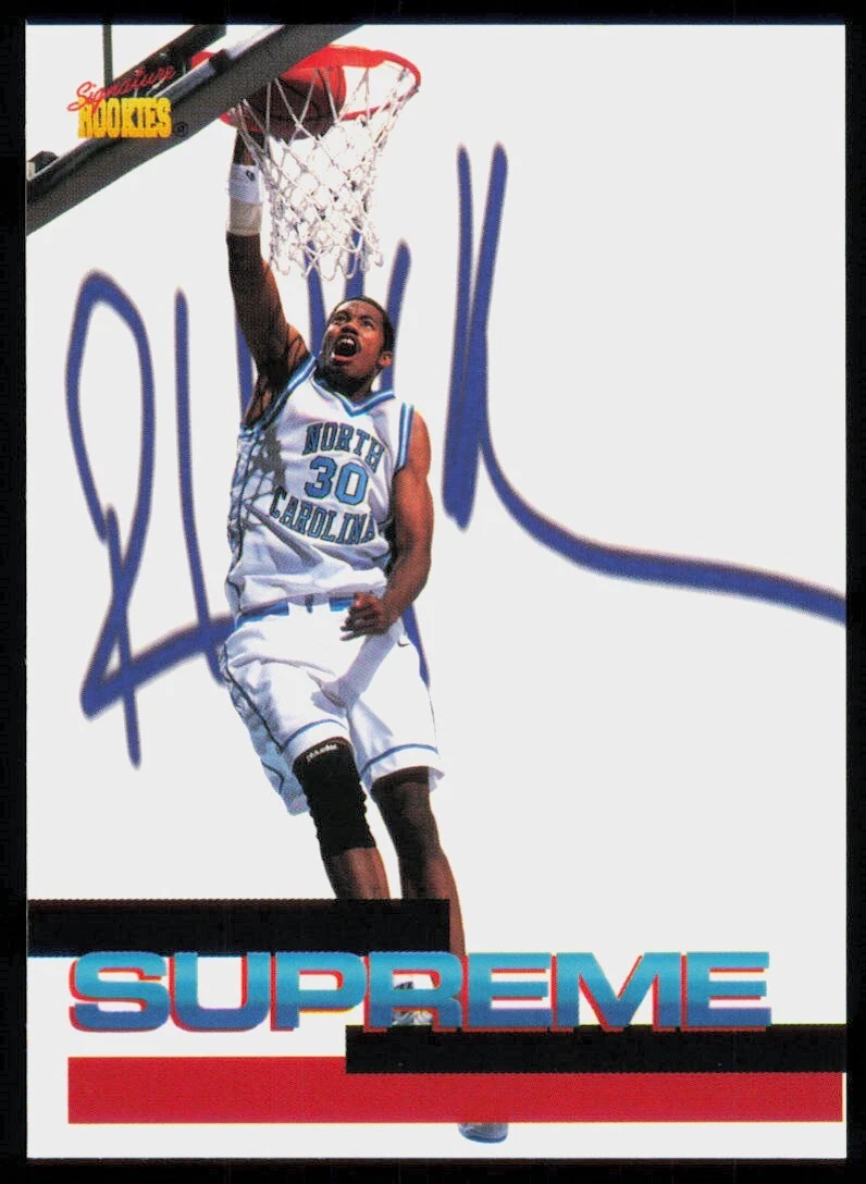 1996-97 Signature Rookies Supreme RC Rasheed Wallace Tar Heels #8