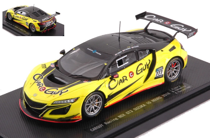 Modellino auto scala 1:43 Ebbro  HONDA NSX GT3 N.777 10 H SUZUKA  KIMURA-YOKO... - Immagine 1 di 1