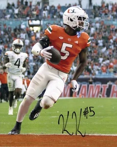 Miami Hurricanes Kamren Kinchens Signed 8x10 Photo COA Proof Photo 1 - Picture 1 of 4