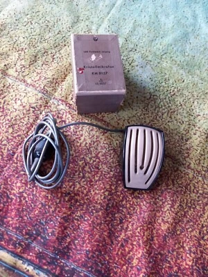 RFT Kristallmikrofon KM 8157 - VEB Funkwerk Leipzig - Mikrofon mit OVP - Bild 1 von 4