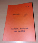 Thatcham "Stage One" Body Repair Booklet Vauxhall Carlton 2000 Saloon