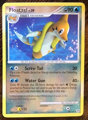 Floatzel 26/130 Holo Rare 2007 Pokémon TCG Diamond & Pearl - Image 1 of 4