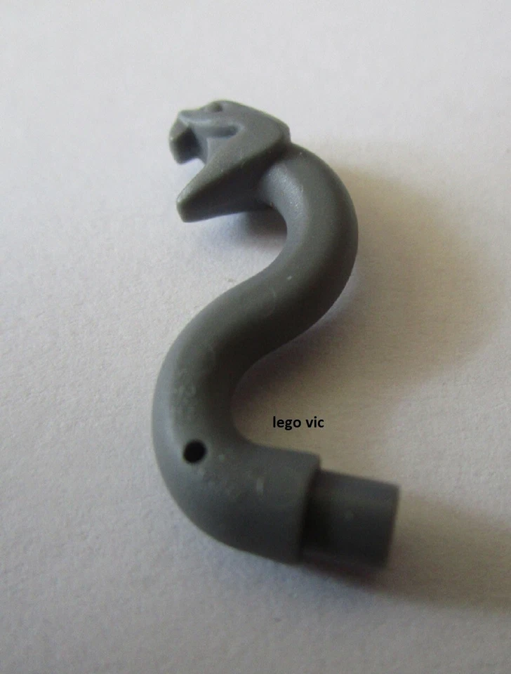 Lego 28588 Snake Head Dk Bluish Gray Serpent Harry Potter 71043 76289 Ninja A3 - Photo 1/1