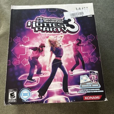 Dance Revolution Hottest Party 3 Nintendo Wii Bundle with Dance Pad Mat & Game  - Image 1 of 4