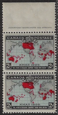 Canada Stamps — Pair — 1898, Imperial Penny Postage Issue #86 MNH Ref. 2295 — 第 1/2 张图片