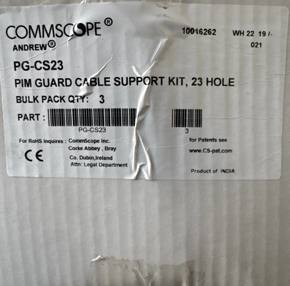 Commscope PG-CS23 PIM Guard Antenna + RRU Support Bracket 23 Ports New - Image 1 of 1