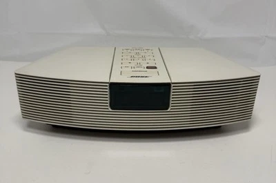 Bose Wave Radio AM FM Alarm Clock White Model AWR1-1W Tested - Image 1 of 4
