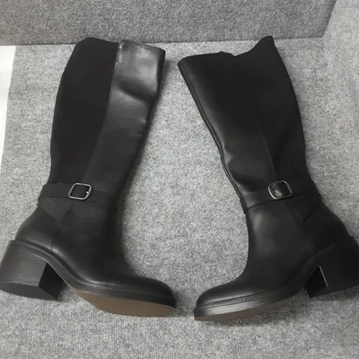 Vince Camuto Women's Tall Boots Vianah2 9.5M Wide Calf Black Leather  - Image 1 of 4