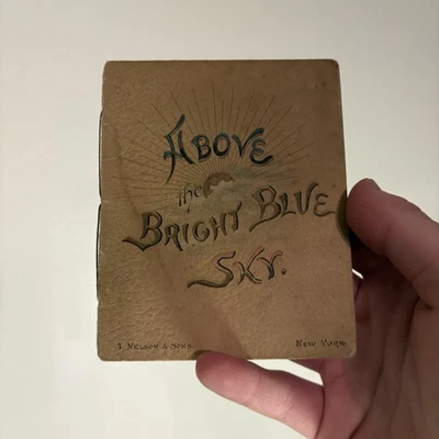Above The Bright Blue Sky 1880 T. Nelson & Sons Child Victorian Book Foto 1 de 4