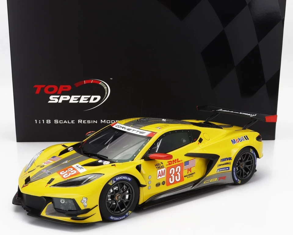 1/18 TRUESCALE - CHEVROLET - CORVETTE C8.R TEAM CORVETTE RACING N 33 TS0503 - Immagine 1 di 1