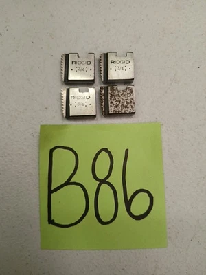 RIDGID Speed Pipe Dies 3/4" Lot Of 4-ECS - Image 1 of 4