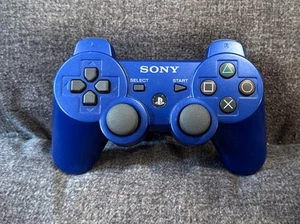 Offizieller Sony Playstation 3 PS3 DualShock 3 Wireless Blau Controller! Original! - Bild 1 von 5