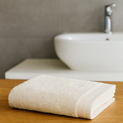 3er Set Möve SuperWuschel Handtuch 30x50 cm Elfenbein Beige 100% Baumwolle Luxus - Bild 1 von 3