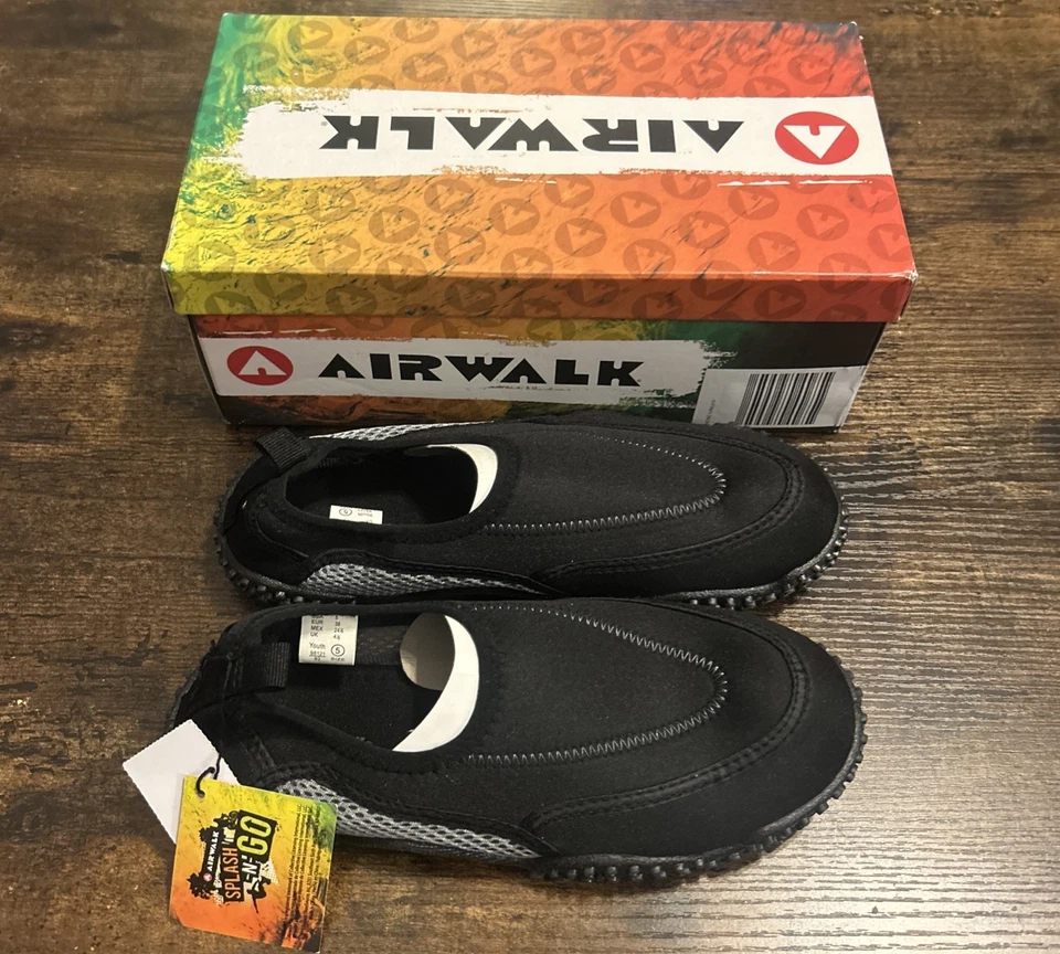 Zapatos acuáticos vintage Airwalk Splash N Go juveniles talla 5 098121 Foto 1 de 4