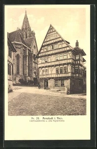 Arnstadt i. Thür., Liebfrauenkirche und alte Papiermühle, Ansichtskarte - Bild 1 von 2