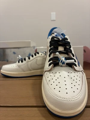 2025 Inédito Travis Scott Fragment 2.0 Air Jordan 1 Bajo DM7866-104 Talla 9 Foto 1 de 4