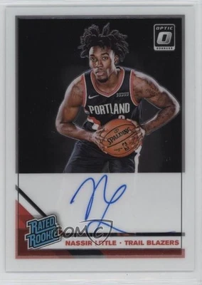 2019-20 Panini Donruss Optic Rated Signatures Nassir Little #154 Rookie Auto RC - Image 1 of 2