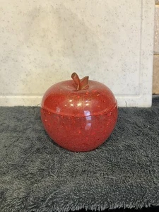Hand Made Resin Apple Trinket Box - Picture 1 of 5