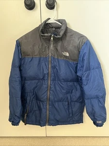 The North Face 009 Zip Down Puffer Jacket - Youth - Boys Size L - Large - Blue - Picture 1 of 14