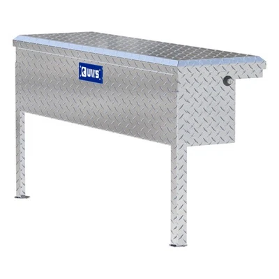 UWS Bright Aluminum 48" Truck Side Tool Box with Low Profile Toolbox Storage Foto 1 de 4