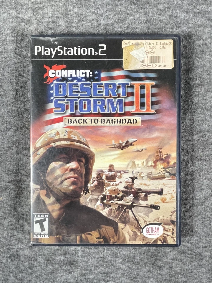 Conflict Desert Storm II Back to Baghdad Sony PlayStation 2 Complete CIB - Image 1 of 4