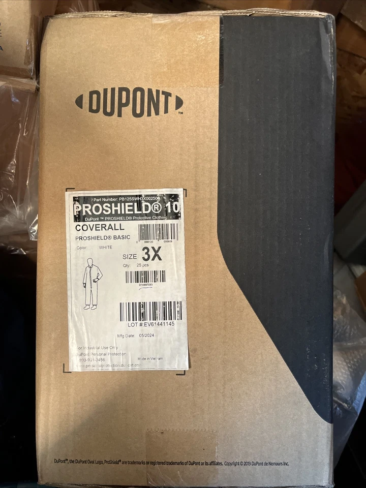 DuPont Protección Personal PB125SWH3X0025003X Blanco (Pack de 25) Foto 1 de 1