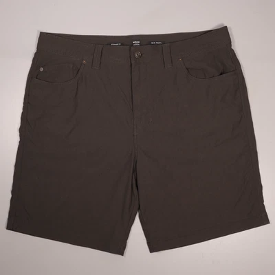 Pantalones Cortos Prana Brion II Gris Senderismo Aire Libre Escalada Ajuste Estándar Para Hombres 38 x 9 Foto 1 de 4