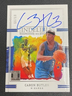 Caron Butler 2022-23 Panini Impecable Tinta Indeleble Auto 89/99 #IDI-CRB Foto 1 de 2